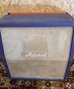 Vintage 1969 1970 Marshall 4x12 Basketweave Purple Amplifier Cabinet
