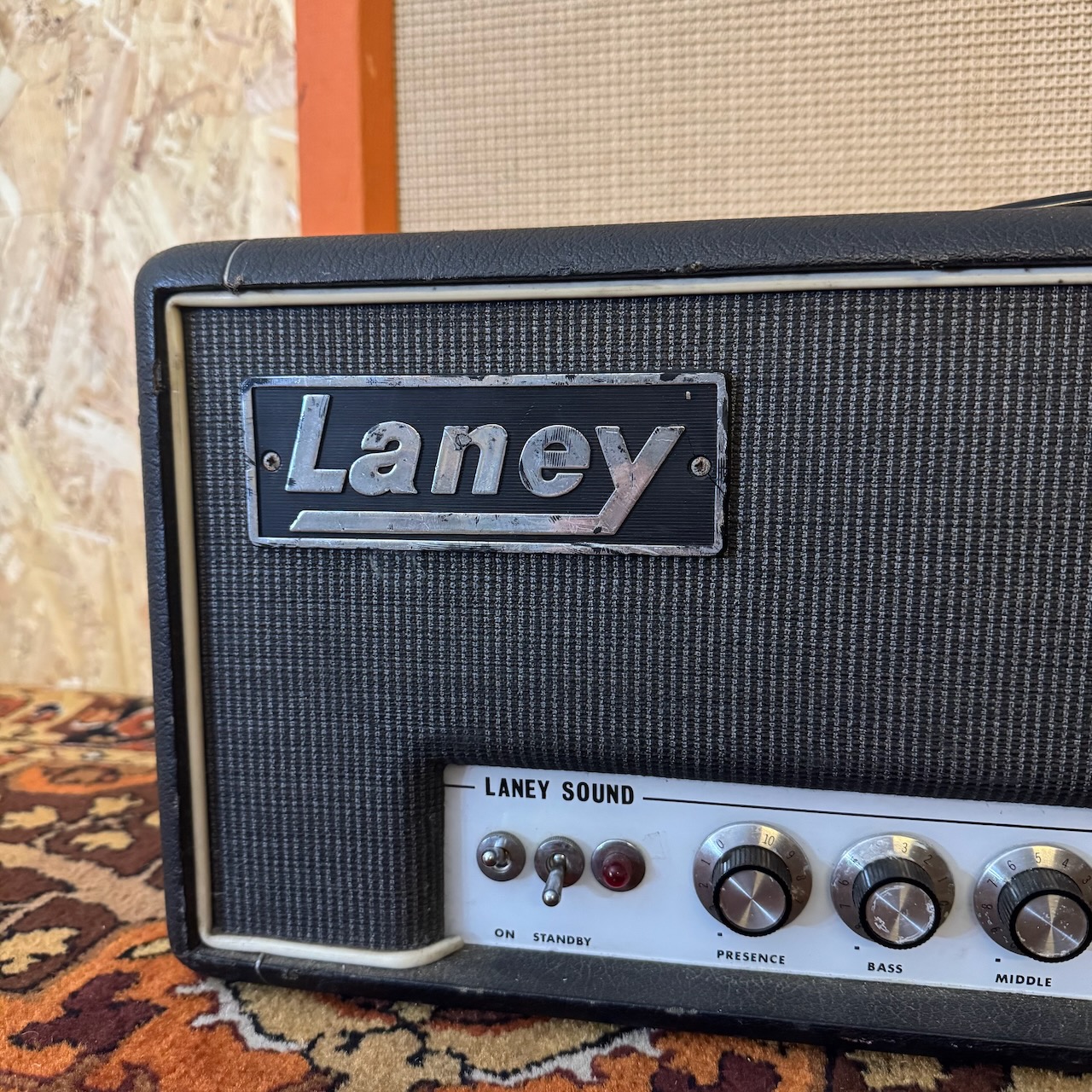 Vintage 1969 Laney Sound Pre Supergroup PA 60w Amplifier Head Vintage 1969 Laney Sound Pre Supergroup PA 60w Amplifier Head