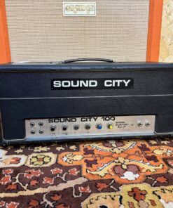 Vintage 1969 Sound City 100 Mark 3 Guitar Amplifier Head Ex Andrew Berkeley Martin