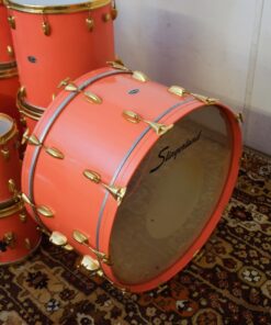 Vintage 1970s Slingerland Factory Custom 12 Piece Pink Gold Drum Kit