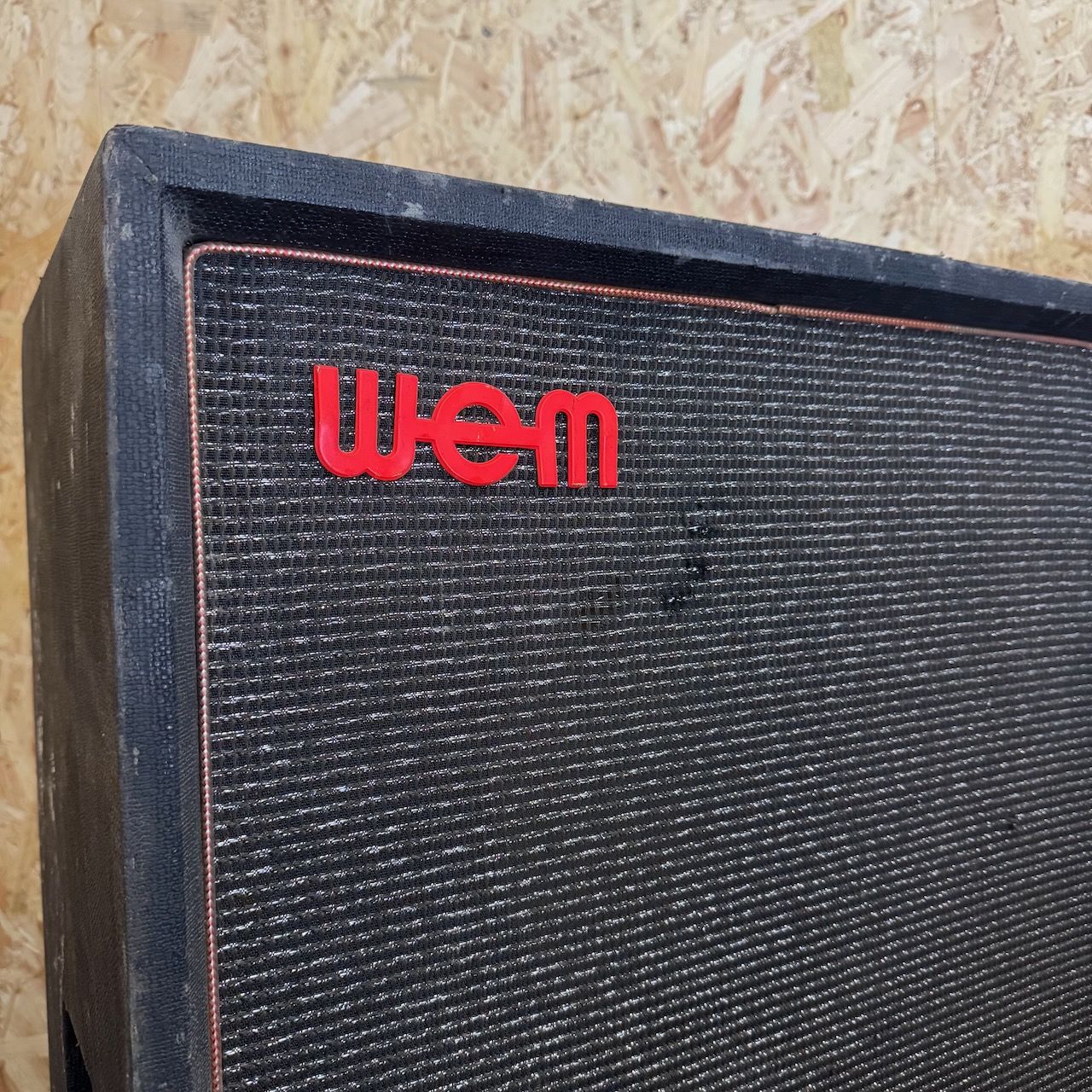 Vintage 1970s WEM Super Dual 12 2x12 Amplifier Cabinets Ex Allan Gordon Vintage 1970s WEM Super Dual 12 2x12 Amplifier Cabinets Ex Allan Gordon