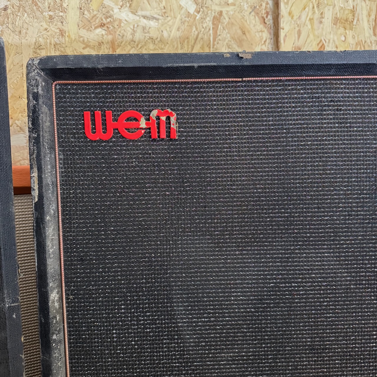 Vintage 1970s WEM Super Dual 12 2x12 Amplifier Cabinets Ex Allan Gordon Vintage 1970s WEM Super Dual 12 2x12 Amplifier Cabinets Ex Allan Gordon