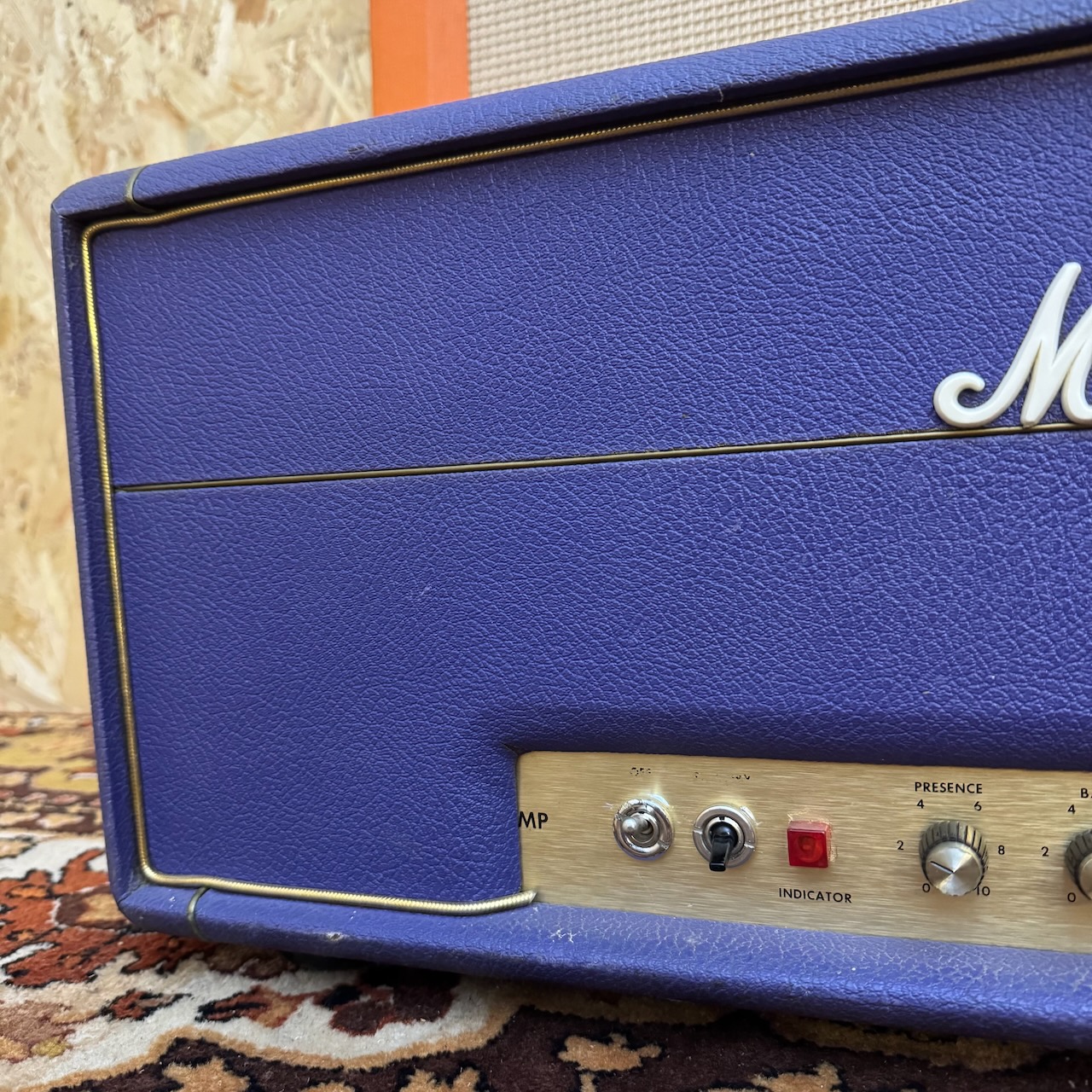 Vintage 1971 Marshall Super Lead 100w Original Purple Amplifier Head Vintage 1971 Marshall Super Lead 100w Original Purple Amplifier Head