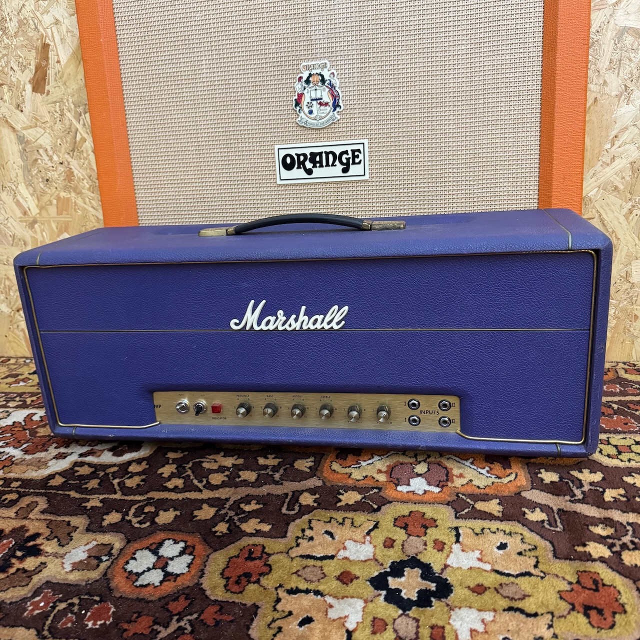 Vintage 1971 Marshall Super Lead 100w Original Purple Amplifier Head Vintage 1971 Marshall Super Lead 100w Original Purple Amplifier Head