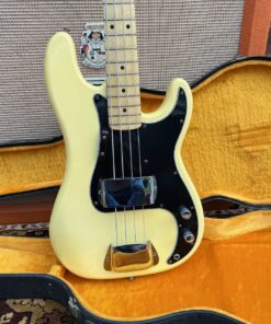 Vintage 1976 Fender USA Precision Olympic White Bass Guitar