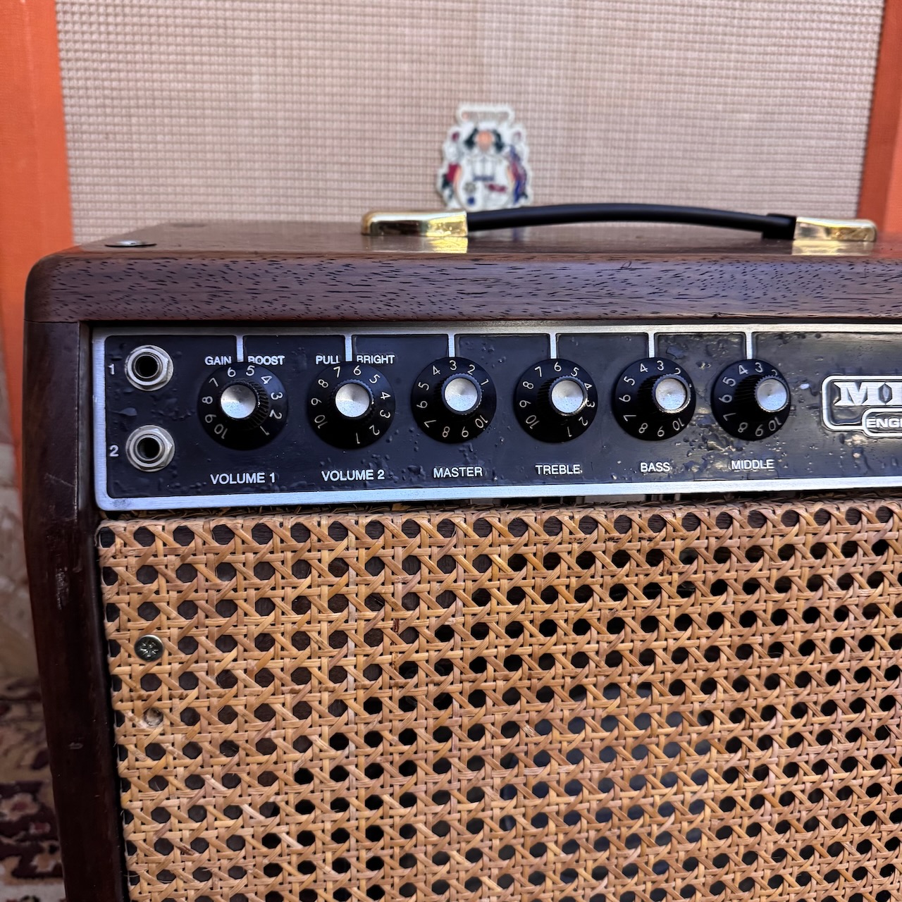 Vintage 1976 Mesa Boogie MK1 Mark 1 Wood Wicker 1x12 60w Amplifier Vintage 1976 Mesa Boogie MK1 Mark 1 Wood Wicker 1x12 60w Amplifier