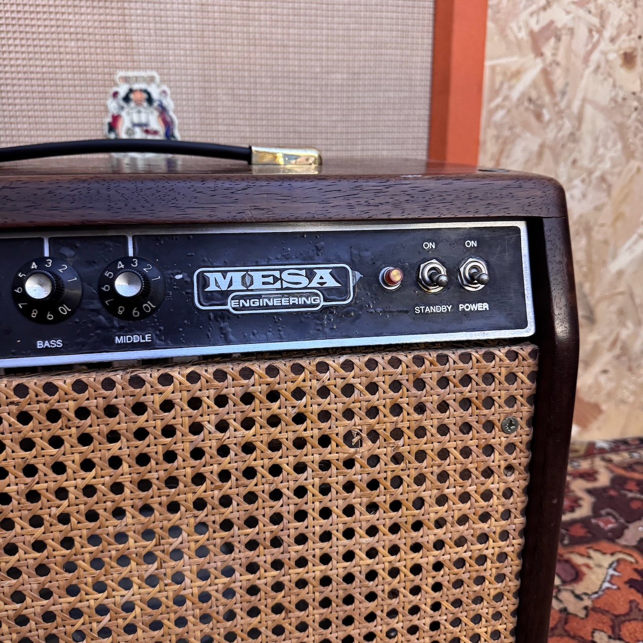 Vintage 1976 Mesa Boogie MK1 Mark 1 Wood Wicker 1x12 60w Amplifier Vintage 1976 Mesa Boogie MK1 Mark 1 Wood Wicker 1x12 60w Amplifier