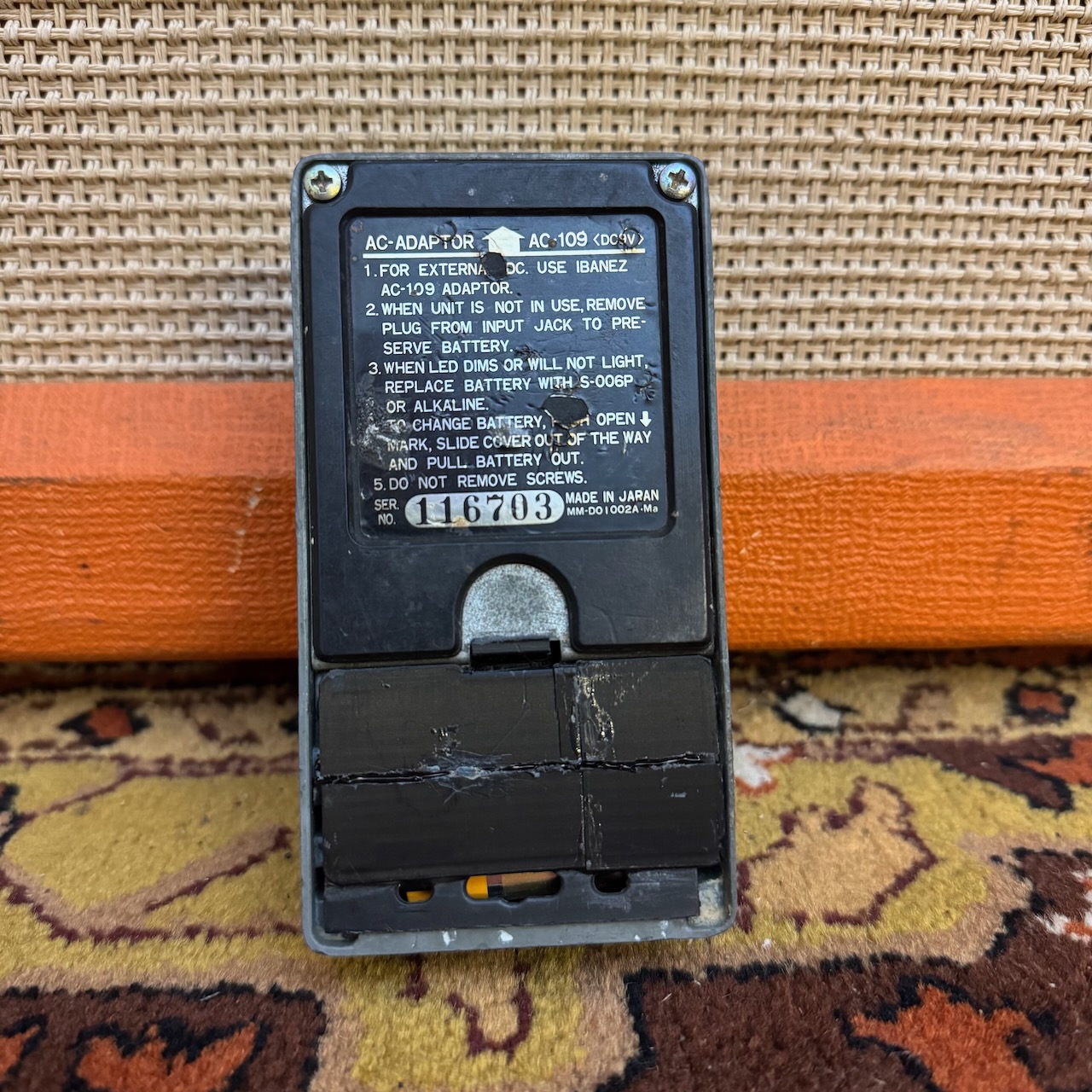 Vintage 1980 Ibanez TS808 Original RC4558P Tube Screamer Japan Pedal Vintage 1980 Ibanez TS808 Original RC4558P Tube Screamer Japan Pedal