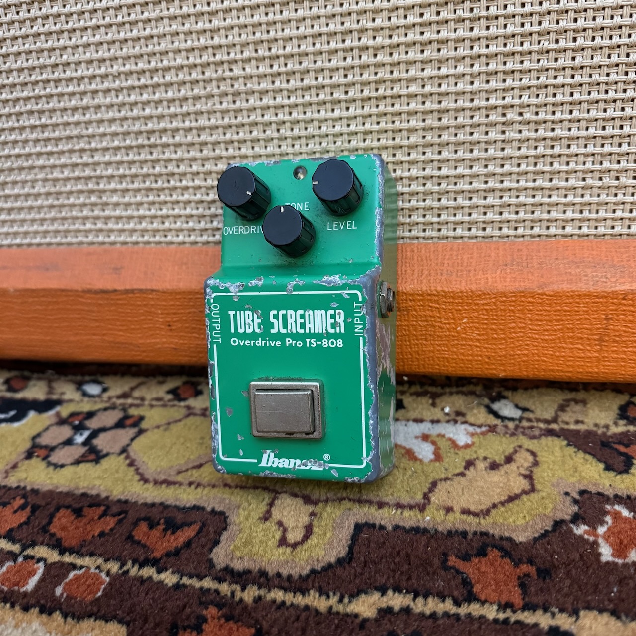 Vintage 1980 Ibanez TS808 Original RC4558P Tube Screamer Japan Pedal Vintage 1980 Ibanez TS808 Original RC4558P Tube Screamer Japan Pedal