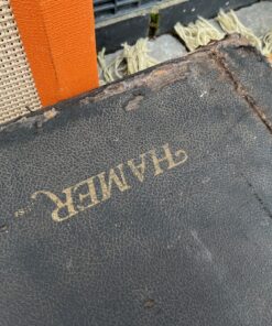 Vintage 1980s Hamer USA Blitz White Bass Guitar OHSC