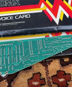 Vintage 1980s Oberheim DMX Digital Drum Machine Manual Cards