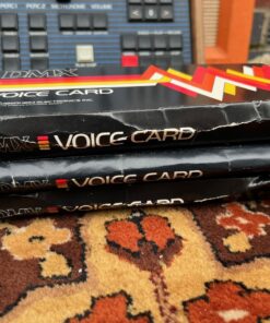 Vintage 1980s Oberheim DMX Digital Drum Machine Manual Cards