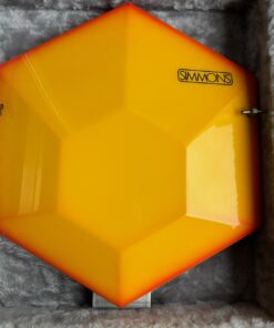 Vintage 1980s Simmons Red Yellow 7x Drums Pads Controllers Ronnie Lane Studio