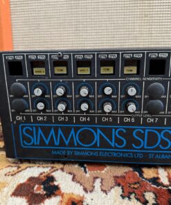 Vintage 1980s Simmons SDS7 Rack Drum Machine System Ronnie Lane Studio