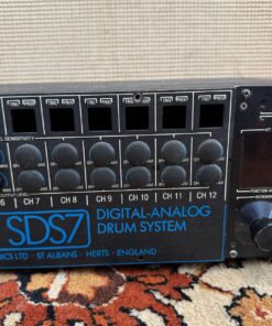 Vintage 1980s Simmons SDS7 Rack Drum Machine System Ronnie Lane Studio