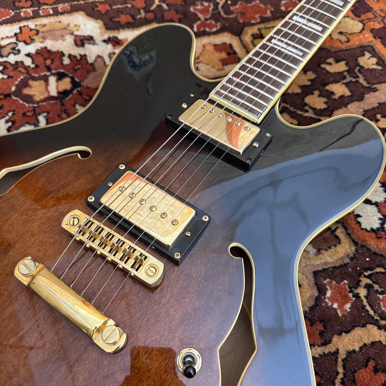 Vintage 1988 Epiphone by Gibson Sheraton VSB Electric Guitar 1980s Vintage 1988 Epiphone by Gibson Sheraton VSB Electric Guitar 1980s