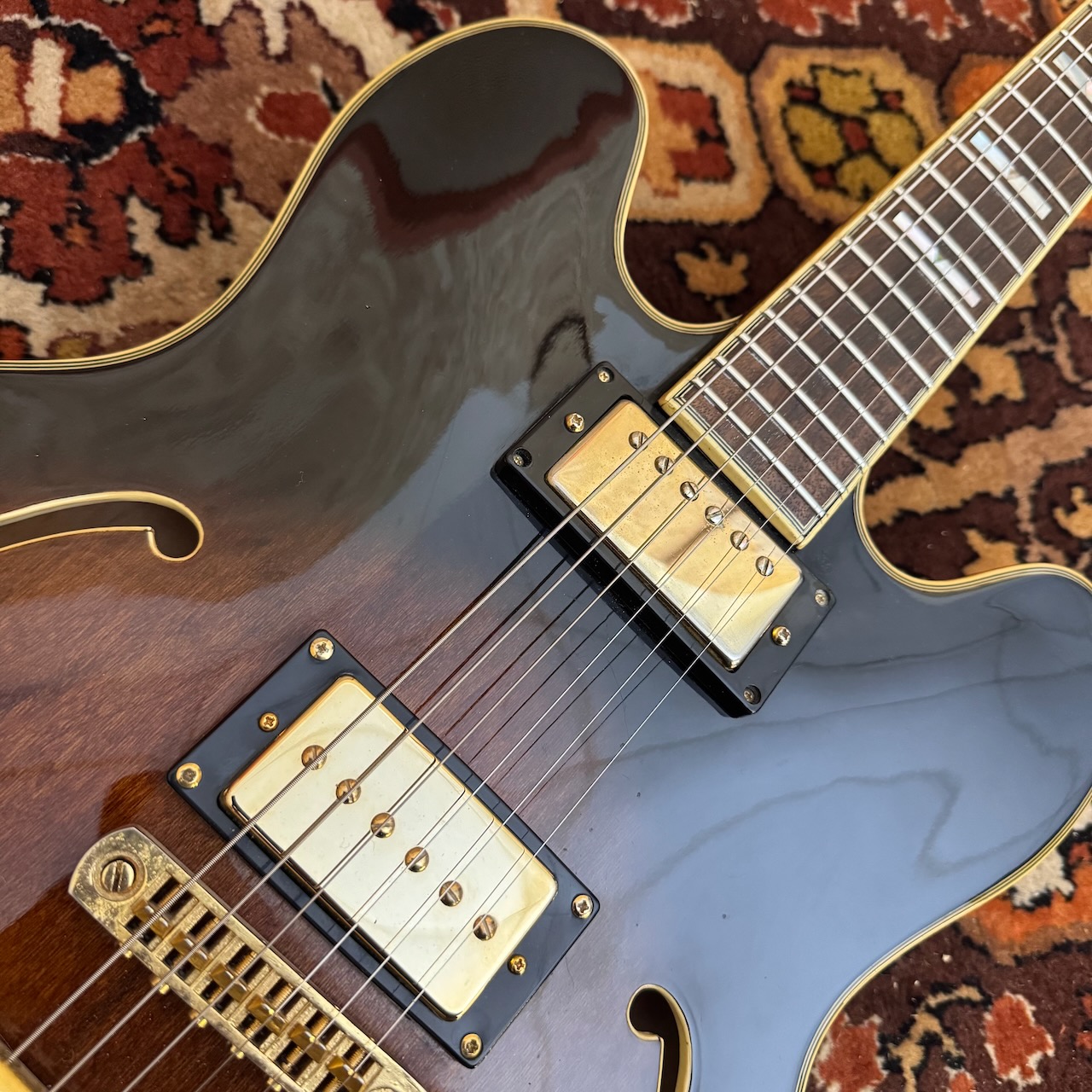 Vintage 1988 Epiphone by Gibson Sheraton VSB Electric Guitar 1980s Vintage 1988 Epiphone by Gibson Sheraton VSB Electric Guitar 1980s