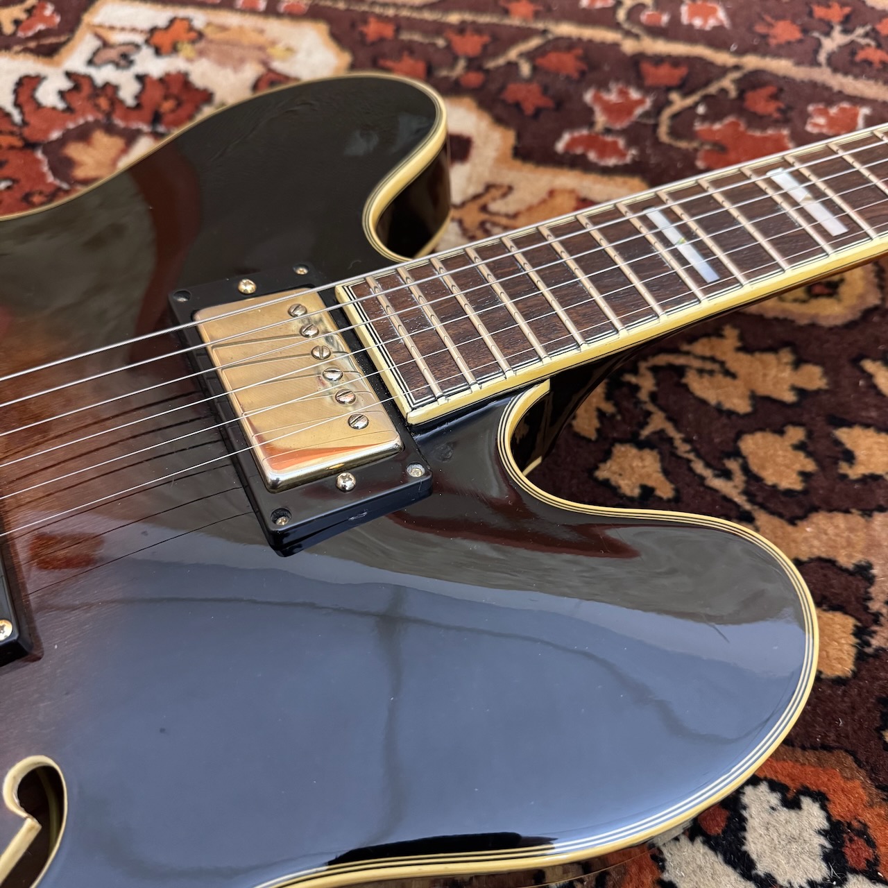 Vintage 1988 Epiphone by Gibson Sheraton VSB Electric Guitar 1980s Vintage 1988 Epiphone by Gibson Sheraton VSB Electric Guitar 1980s