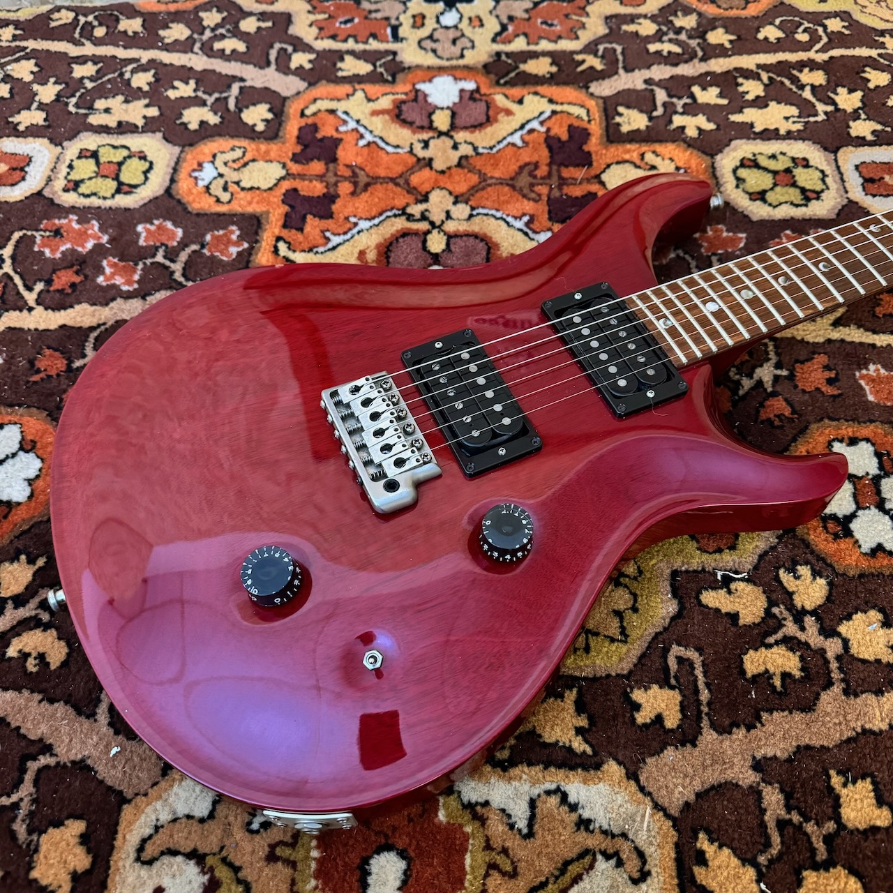 Vintage 1991 PRS Paul Reed Smith Scarlet Red Standard 24 Guitar Vintage 1991 PRS Paul Reed Smith Scarlet Red Standard 24 Guitar