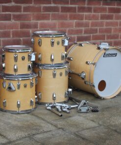 Vintage Ludwig Classic Maple Natural 5 Piece Drum Kit