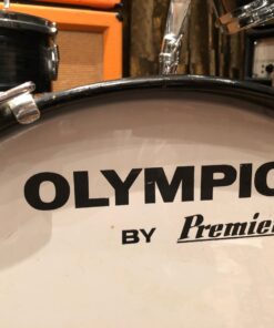 Vintage Premier Olympic Jazz Drum Kit Grey Pearl 20 14 12