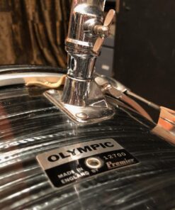 Vintage Premier Olympic Jazz Drum Kit Grey Pearl 20 14 12